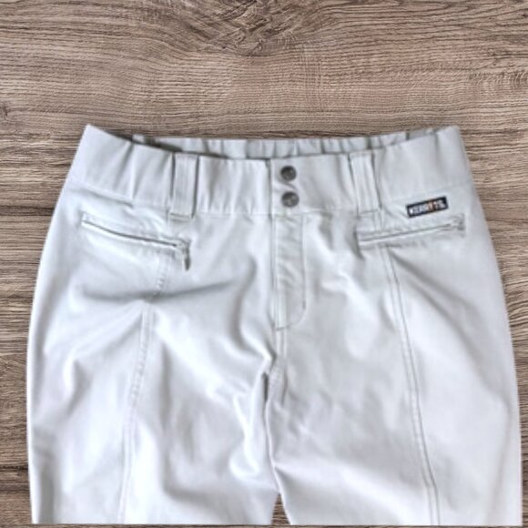 KERRITS Affinity Ice Fil Kneepatch Knee Grip Breech Riding Pants Sand Size M - Picture 2 of 6